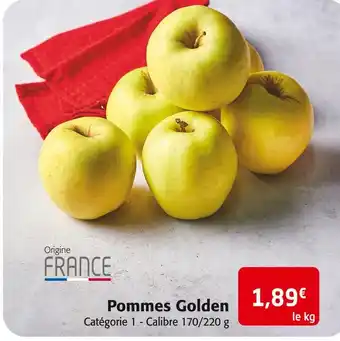 Colruyt Pommes Golden offre