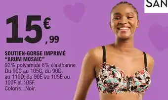 SOUTIEN-GORGE IMPRIMĂ "ARUM MOSAIC"