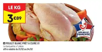 Leader Price POULET BLANC PRÊT À CUIRE X1 offre