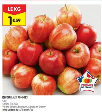 Leader Price FOIRE AUX POMMES offre
