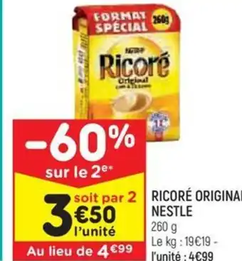 Leader Price RICORÉ ORIGINAL NESTLE offre