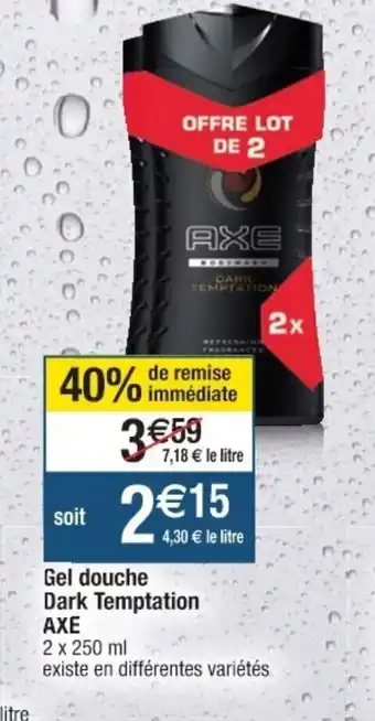Cora x Carrefour Gel douche Dark Temptation offre