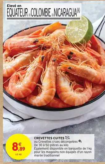 Intermarché Hyper CREVETTES CUITES offre