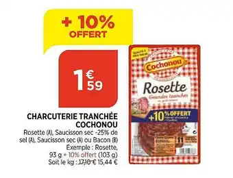 Bi1 Charcuterie Tranchée Cochonou offre
