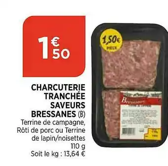 Charcuterie Tranchée Saveurs Bressanes
