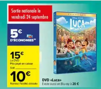 Carrefour Dvd «luca» offre