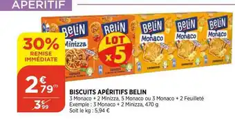 Maximarché Biscuits Apéritifs Belin offre