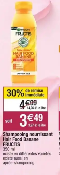 Cora x Carrefour Shampooing nourrissant Hair Food Banane offre