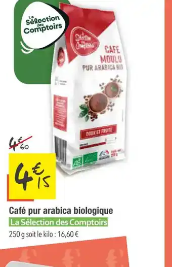 Les Comptoirs de la Bio Café pur arabica biologique offre