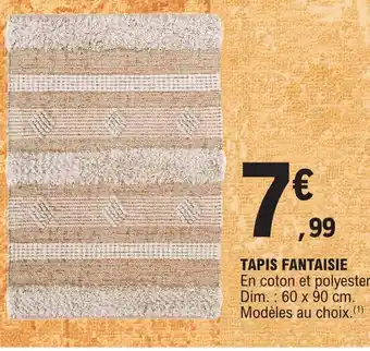 E.Leclerc TAPIS FANTAISIE offre