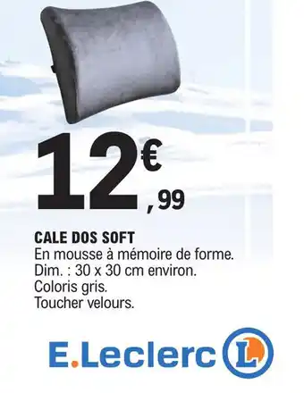 E.Leclerc CALE DOS SOFT offre