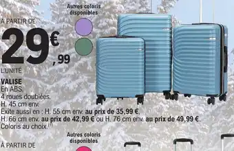 E.Leclerc VALISE offre