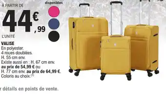 E.Leclerc VALISE offre