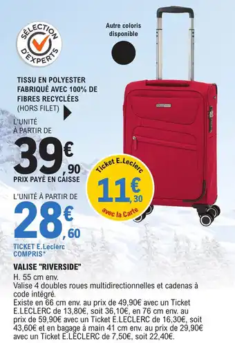 E.Leclerc VALISE "RIVERSIDE offre