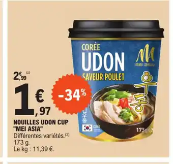 E.Leclerc NOUILLES UDON CUP MEI ASIA offre