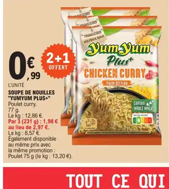 E.Leclerc SOUPE DE NOUILLES offre