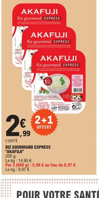 E.Leclerc RIZ GOURMAND EXPRESS offre