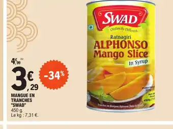 E.Leclerc MANGUE EN TRANCHES offre