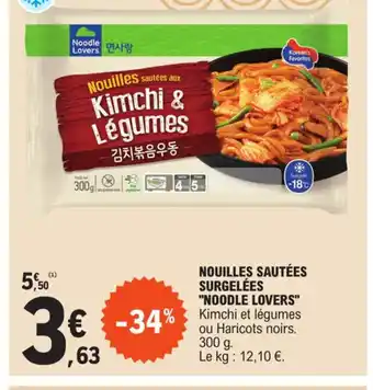E.Leclerc NOUILLES SAUTÉES SURGELÉES offre