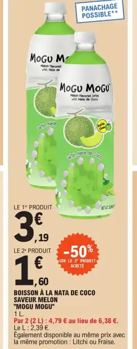 E.Leclerc BOISSON À LA NATA DE COCO offre
