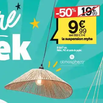 Centrakor La suspension myha offre