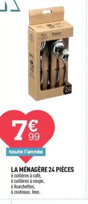 LA MÉNAGÈRE 24 PIÈCES