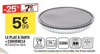 Centrakor LE PLAT À TARTE + COUVERCLE offre