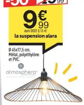 Centrakor La suspension alara offre
