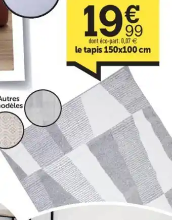 Centrakor Le tapis 150x100 cm offre