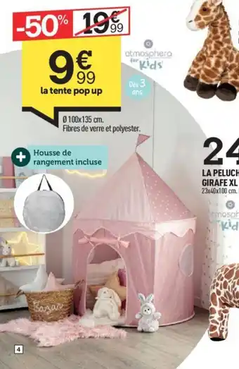 Centrakor La tente pop up offre