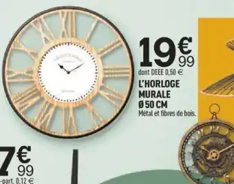 Centrakor L'HORLOGE MURALE offre