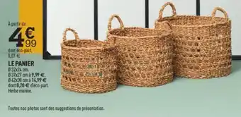 Centrakor LE PANIER offre