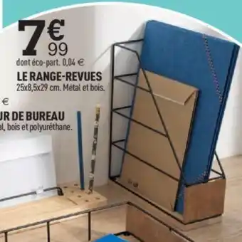 Centrakor Le range revues offre