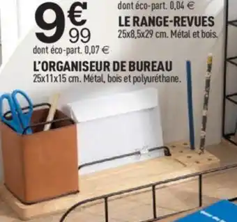 Centrakor L'ORGANISEUR DE BUREAU offre