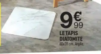 Centrakor LE TAPIS DIATOMITE offre