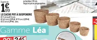 Centrakor LE CACHE POT À SUSPENDRE offre