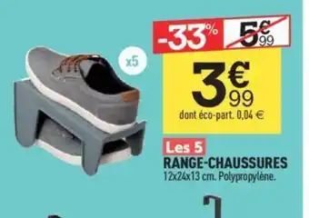 Centrakor RANGE-CHAUSSURES offre