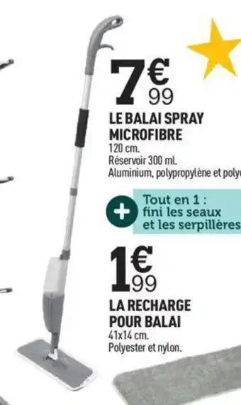 Centrakor LE BALAI SPRAY MICROFIBRE offre