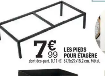 Centrakor Les pieds pour etagere offre