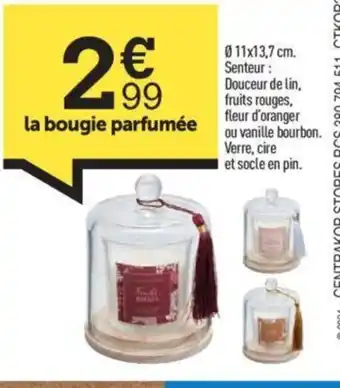Centrakor La bougie parfumée offre