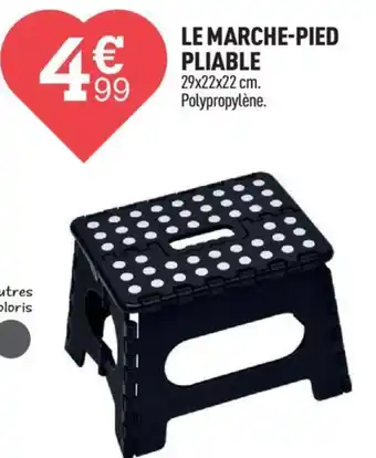 Centrakor LE MARCHE-PIED PLIABLE offre