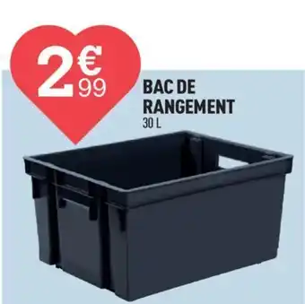 Centrakor BAC DE RANGEMENT offre