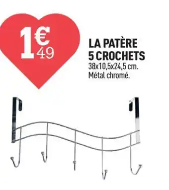 Centrakor LA PATÈRE 5 CROCHETS offre