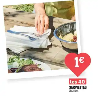 Centrakor SERVIETTES offre