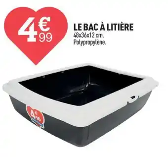 LE BAC À LITIÈRE