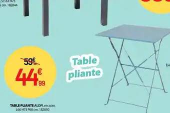 BUT TABLE PLIANTE ALOFI offre