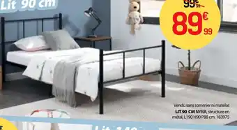BUT LIT 90 CM NYRA offre