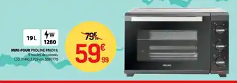 BUT MINI-FOUR PROLINE PM019 offre