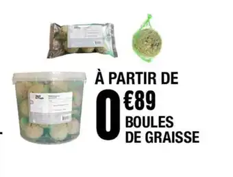 BOULES DE GRAISSE