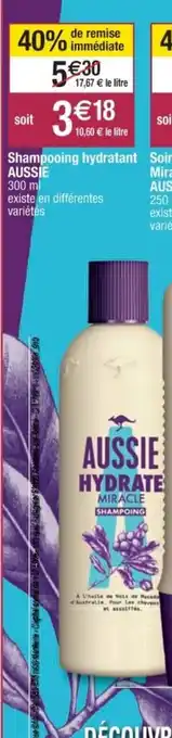 Shampooing hydratant
